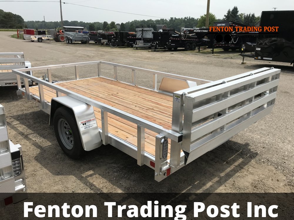 Sport Haven AUT612-F - 6x12 Wood Deck & Bi-Fold Gate Utility