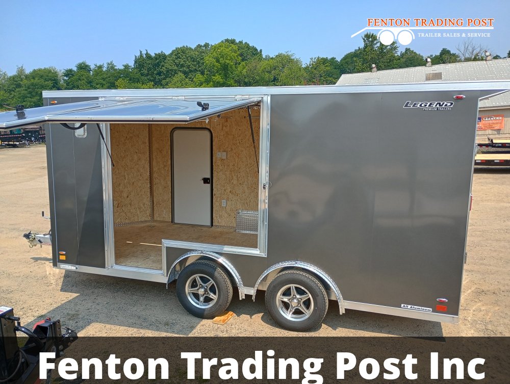 Legend 8x19 Flat-Top V-Nose (8x16' Box + 3' V-Nose) - 8X19FTVTA35 Enclosed Cargo