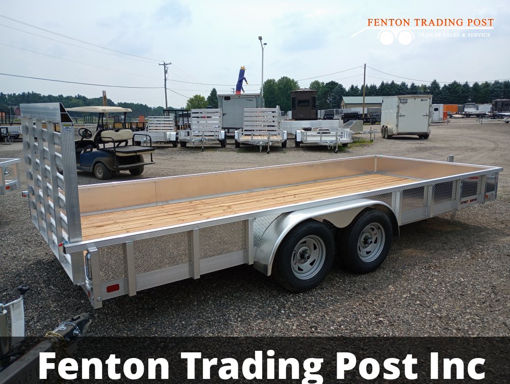 Sport Haven AUT718T-S - 7x18 Wood Deck & ATP Sides Utility