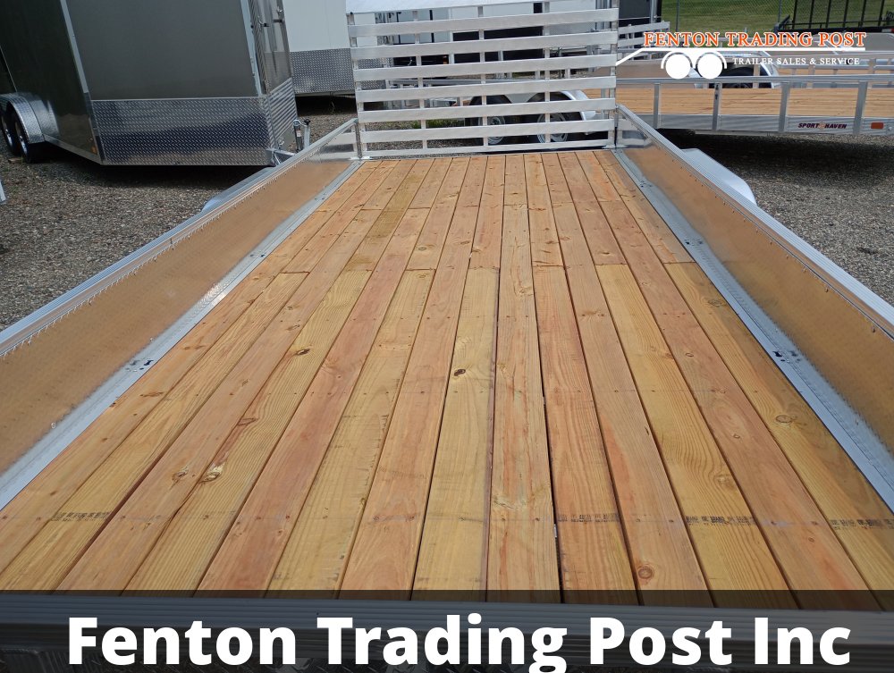 Sport Haven AUT718T-S - 7x18 Wood Deck & ATP Sides Utility