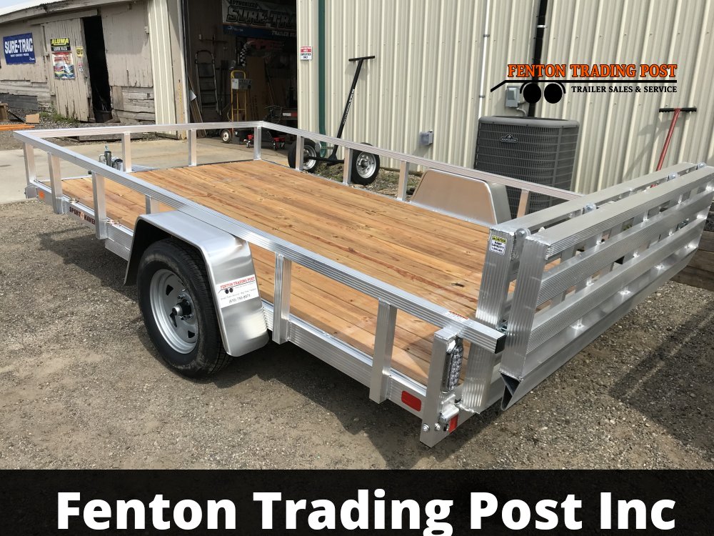 Sport Haven AUT712-F - 7x12 Wood Deck & Bi-Fold Gate Utility