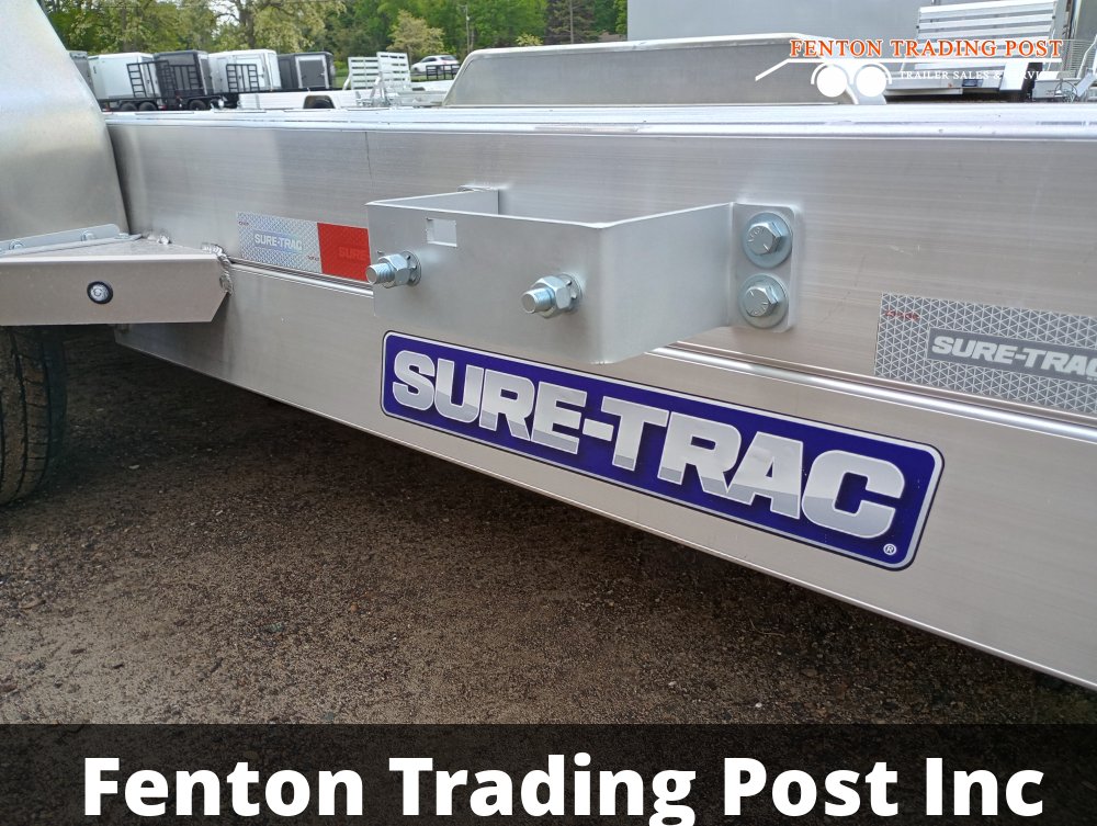 Sure-Trac 7x18 7K Aluminum Car Hauler - ST8218CHW-A-070 Flatbed Car Hauler