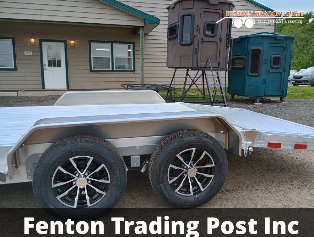 Sure-Trac 7x18 7K Aluminum Car Hauler - ST8218CHW-A-070 Flatbed Car Hauler