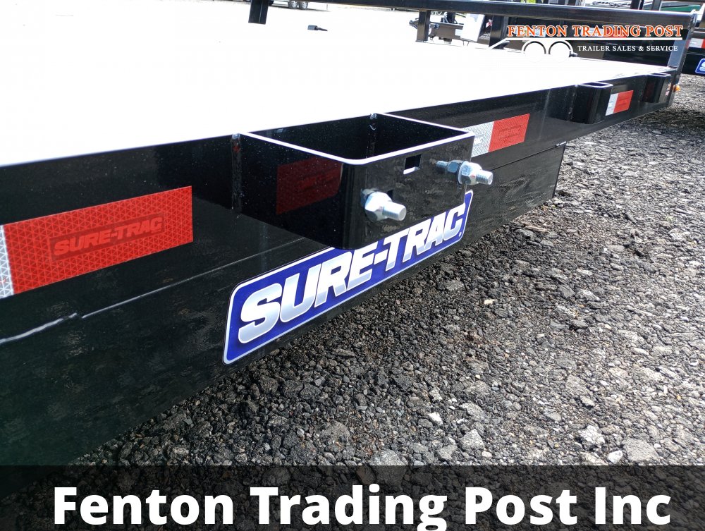 Sure-Trac 7x20 10K C-Channel Car Hauler - ST8220CHW-B-100 Flatbed Car Hauler