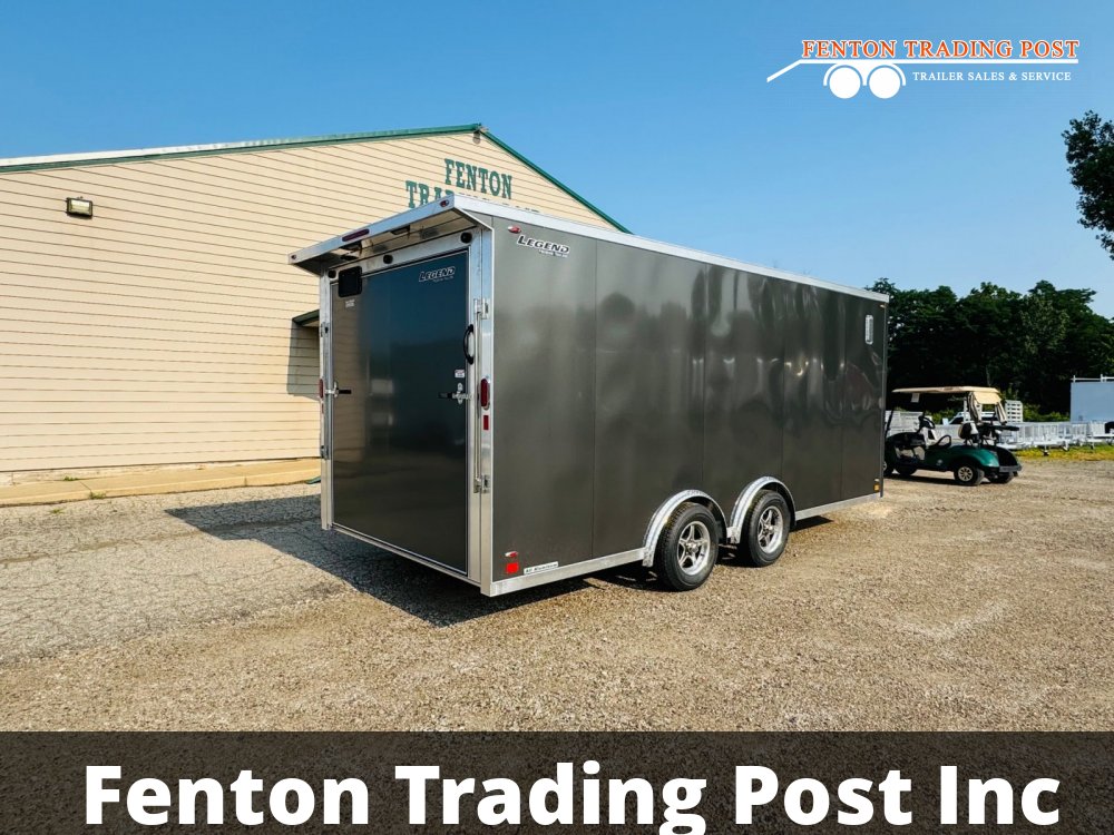 Legend 8x21 Flat-Top V-Nose (8x18' Box + 3' V-Nose) - 8X21FTVTA35 Enclosed Cargo
