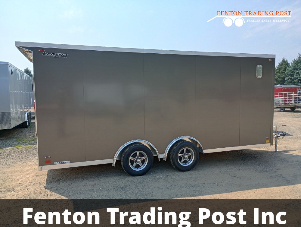 Legend 8x21 Flat-Top V-Nose (8x18' Box + 3' V-Nose) - 8X21FTVTA35 Enclosed Cargo