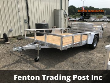Sport Haven AUT712-F - 7x12 Wood Deck & Bi-Fold Gate Utility