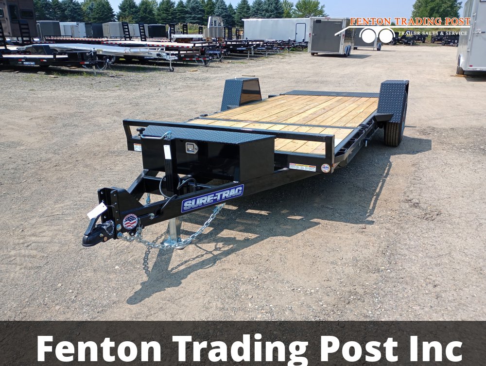 Sure-Trac 6.5x12+4 (12' Tilt + 4' Front Platform) 10K Tilt Equipment - ST78124SATE-B-100 Equipment