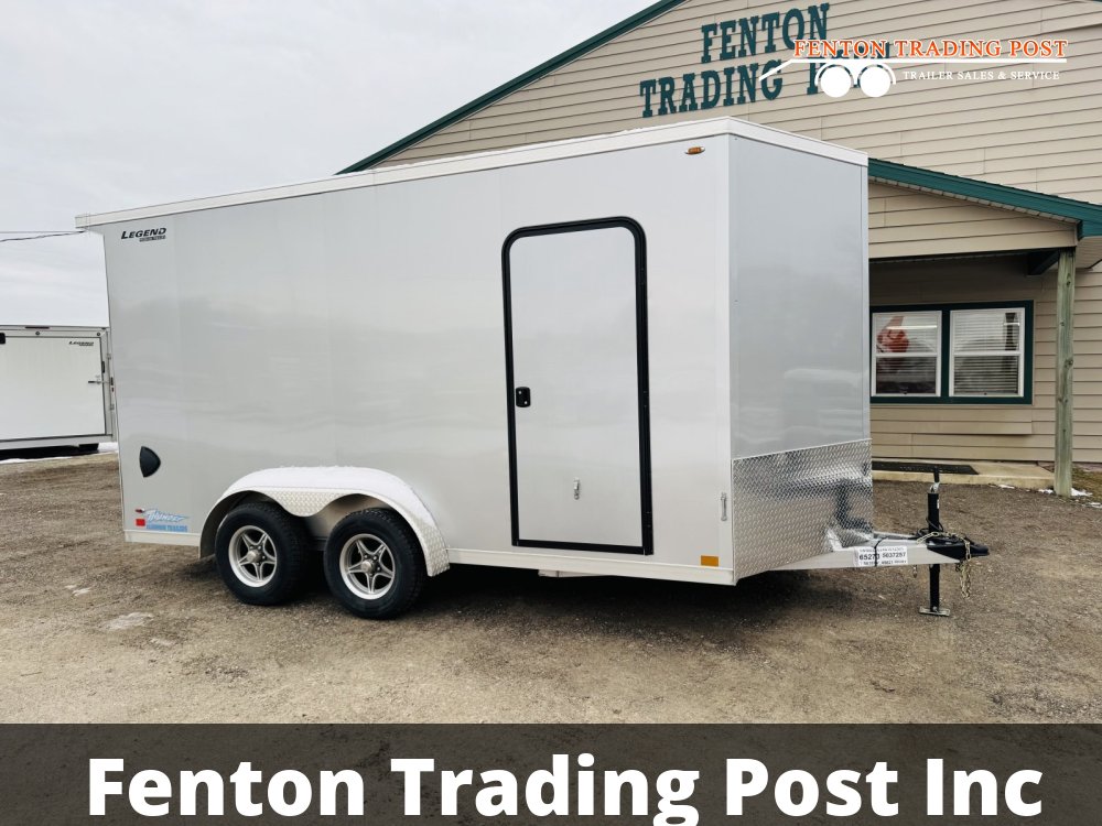 Legend 7.5x16 Thunder (7.5x14' Box + 2' V-Nose) - 7.5X16TVTA35 Enclosed Cargo