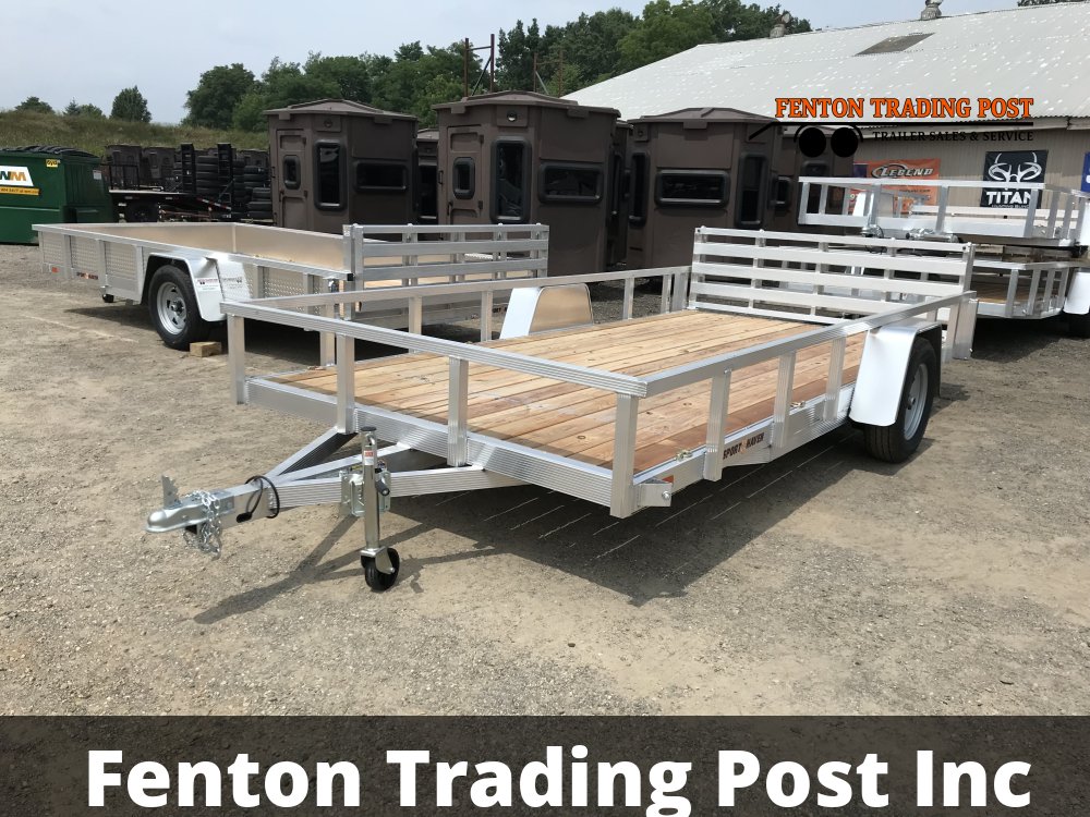 Sport Haven AUT714-F - 7x14 Wood Deck & Bi-Fold Tailgate Utility