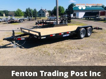 Sure-Trac 7x20 10K C-Channel Car Hauler - ST8220CHW-B-100 Flatbed Car Hauler