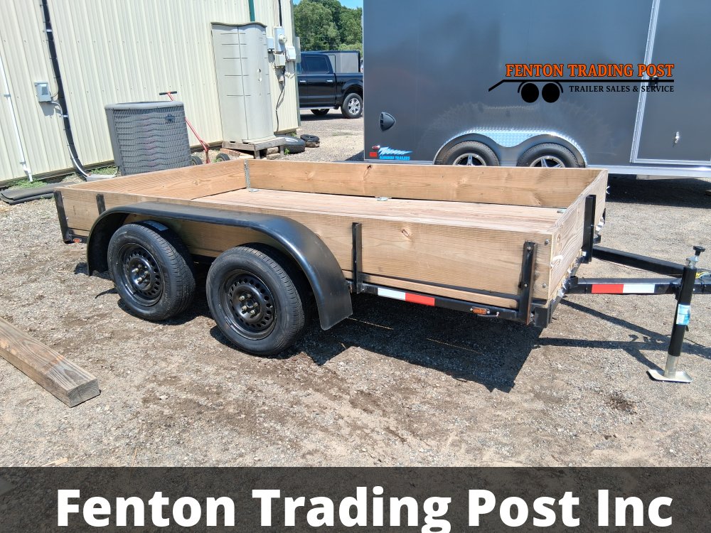 Used Assembled 6.5x12 Wood Side Utility