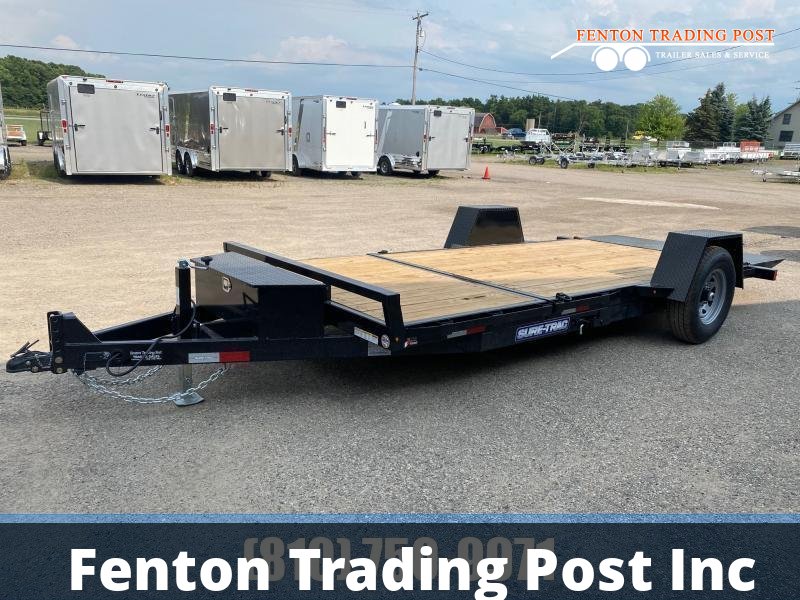 Sure-Trac 6.5x16 (12+4) 7.8K Tilt Bed Equipment Trailer - ST78124SATE-B-078 Utility