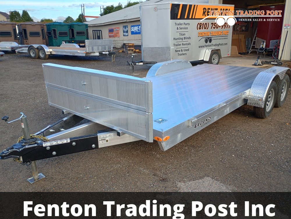 Legend 7x18 Open Car Hauler - 7X18OCH Flatbed Car Hauler