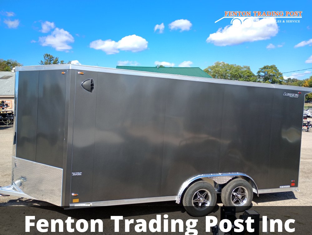 Legend 8x19 Flat-Top V-Nose (8x16' Box + 3' V-Nose) - 8X19FTVTA35 Enclosed Cargo
