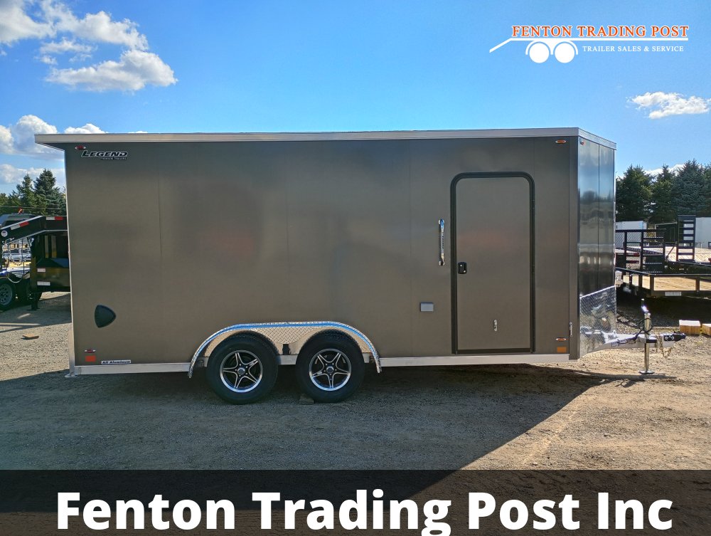 Legend 8x19 Flat-Top V-Nose (8x16' Box + 3' V-Nose) - 8X19FTVTA35 Enclosed Cargo
