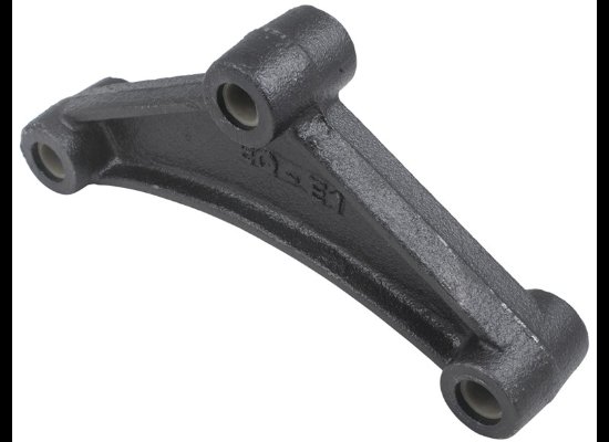 EQ-E1 CURVED EQUALIZER FOR 1-3/4" DOUBE EYE SPRING, 7-3/4" LONG , 9/16" CENTER HOLE