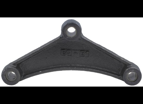 EQ-E1 CURVED EQUALIZER FOR 1-3/4" DOUBE EYE SPRING, 7-3/4" LONG , 9/16" CENTER HOLE