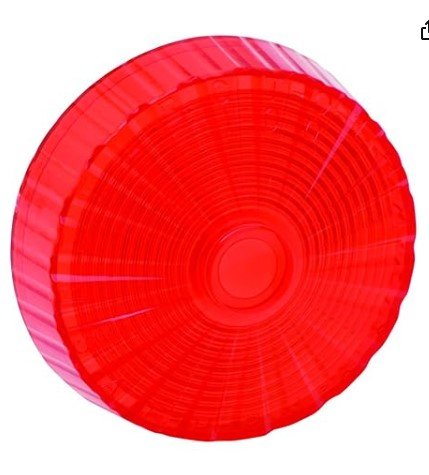 BARGMAN #100 SERIES REPLACEMENT RED CLEARANCE MARKER LENS - LENS ONLY, 2-3/8"X1"
