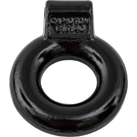 PINTLE EYE - LUNETTE EYE - BLACK 10-TON FORGED STEEL TOW EYE 3" I.D. 25K