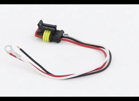 3-WIRE PIGTAIL FOR PETERSON TAIL LIGHT, WEATHERTIGHT