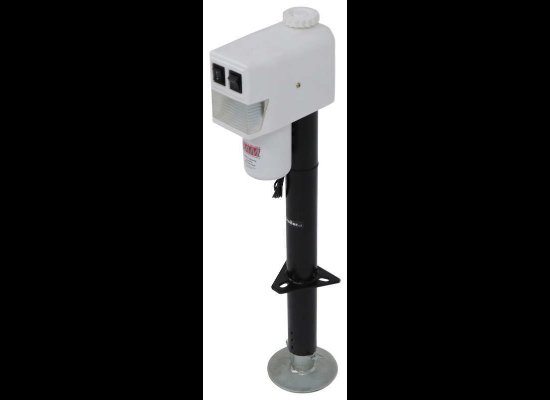 RAM A-FRAME ELECTRIC JACK, 3.5K WITH FOOTPLATE, 25-1/8" LIFT, 18" TRAVEL, WHITE