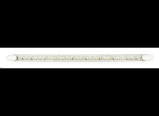 OPTI-BRITE INTERIOR LED, 27 DIODE CLEAR LENSE STRIP LIGHT 22" - 12V, 513 LUMENS