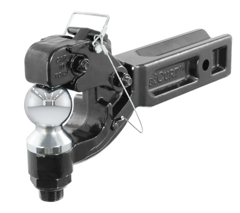 CURT PINTLE HOOK WITH 2-5/16" BALL FOR 2-1/2" HITCH - 20,000lbs