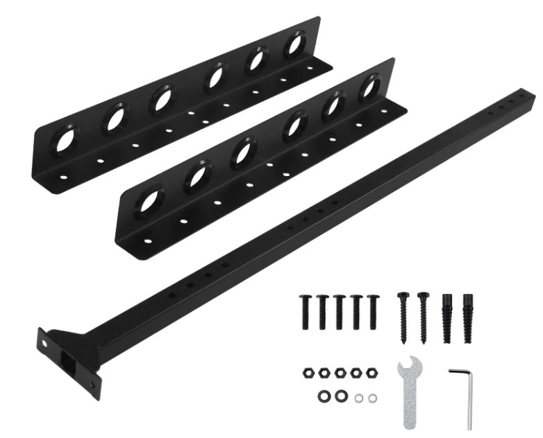 6 HOLE TOOL HOLDER FOR UTILITY TRAILER, OPEN TRAILER, STEEL