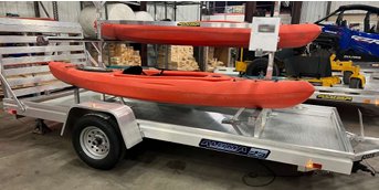 ALUMA CANOE RACK, 4 - PLACE MODEL, FOR KAYAKS AND CANOES