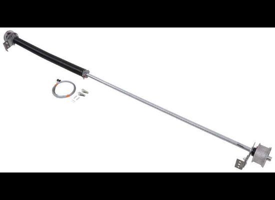 SINGLE CONVENTIONAL RAMP SPRING ASSEMBLY FOR 8' WIDE ENCLOSED TRAILER - 150lbs CAP, 45-1" - 95-5/8"