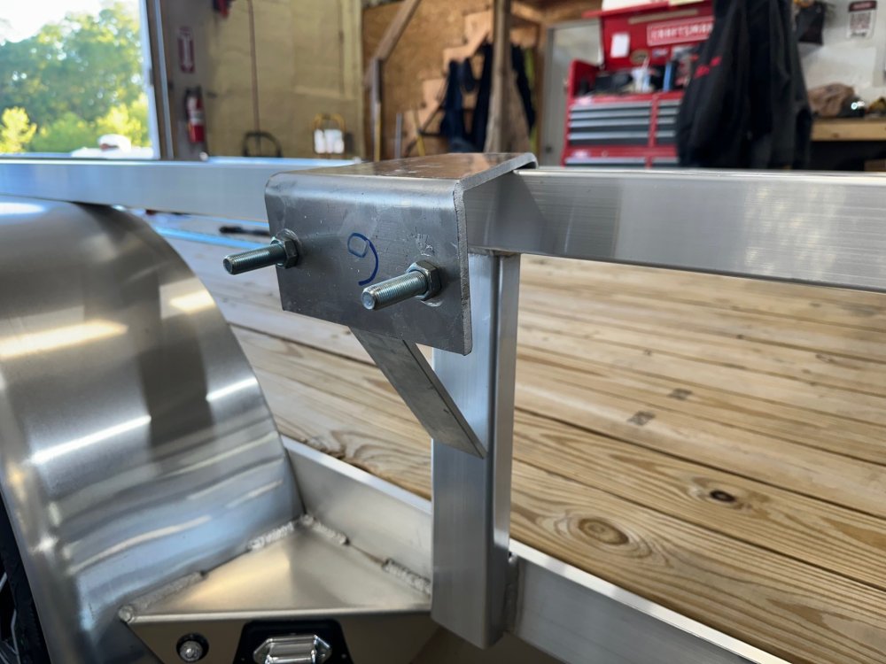 LEGEND ALUMINUM WELD ON SPARE TIRE CARRIER / MOUNT , 6 LUG - FOR OPEN DELUXE MODELS