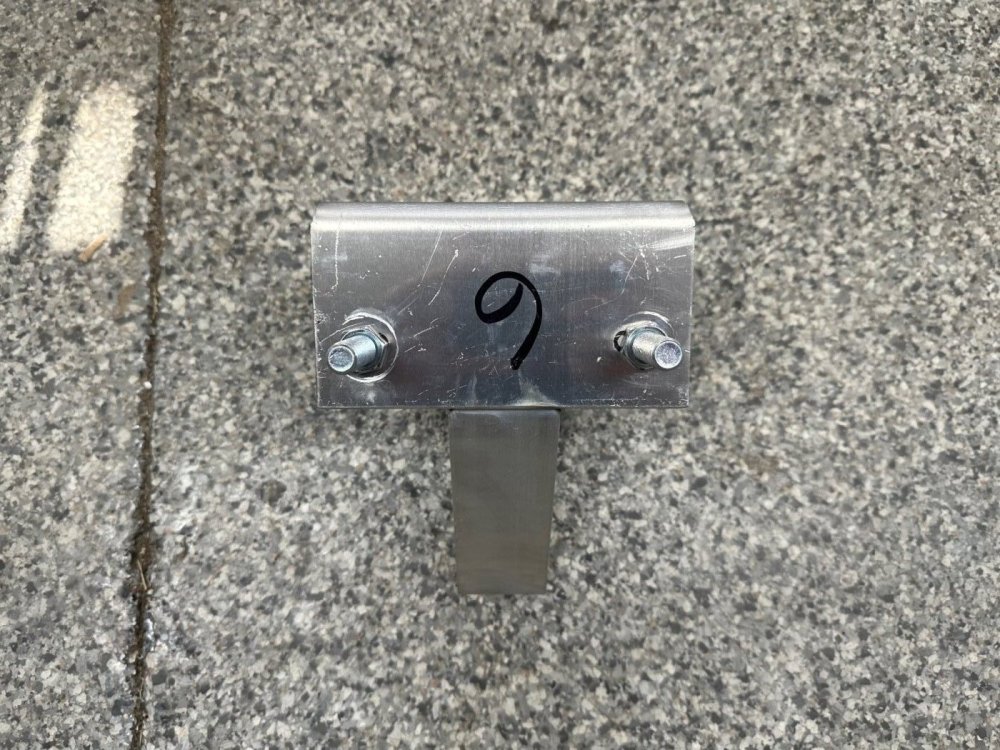 LEGEND ALUMINUM WELD ON SPARE TIRE CARRIER / MOUNT , 6 LUG - FOR OPEN DELUXE MODELS