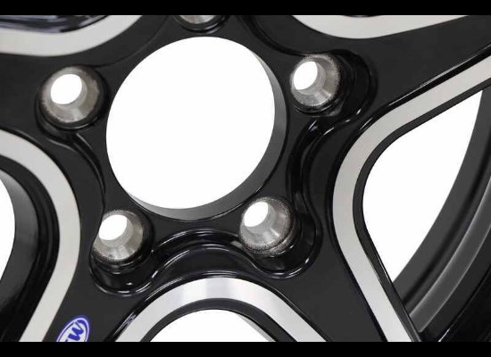LEGEND 205/75R15 SPARE TIRE ON GLOSS BLACK ALUMINUM WHEEL, 5 LUG 5X4.5 , LRD