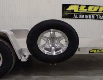 ALUMA 6 BOLT SIDE MOUNT SPARE TIRE CARRIER, MOUNT, 82 SERIES