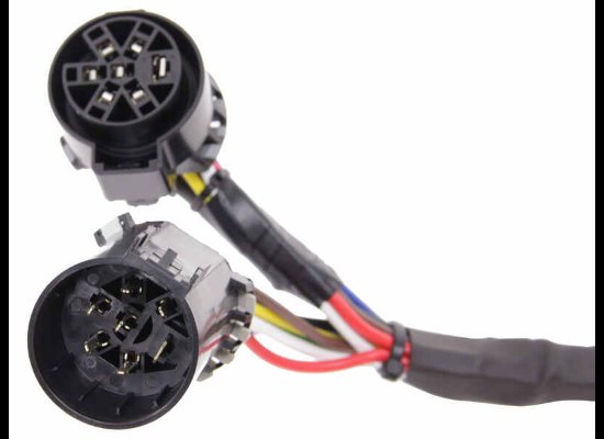 MIGHTY CORD 5TH WHEEL/GOOSENECK WIRING HARNESS WITH 7-POLE CONNECTOR 7' LONG