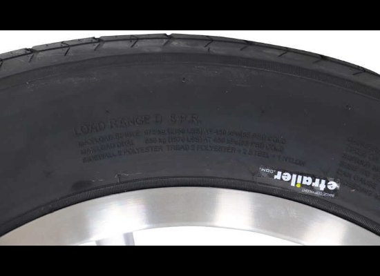 LEGEND 205/75R15 SPARE TIRE ON GUNMETAL / GRAY ALUMINUM WHEEL, 5 LUG 5X4.5 , LRD