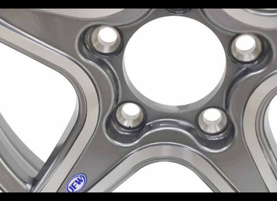 LEGEND 205/75R15 SPARE TIRE ON GUNMETAL / GRAY ALUMINUM WHEEL, 5 LUG 5X4.5 , LRD