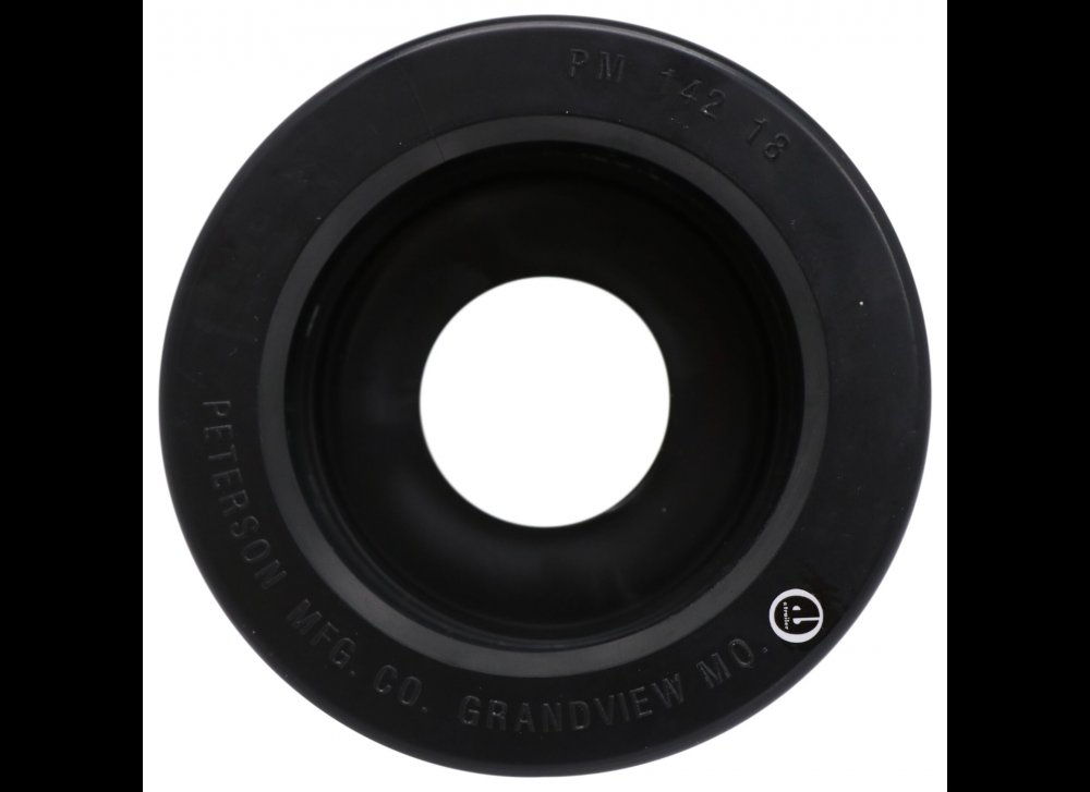 PETERSON PCV GROMMET FOR 2.5" ROUND CLEARANCE AND SIDE MARKER LIGHTS - FLUSH MOUNT, BLACK