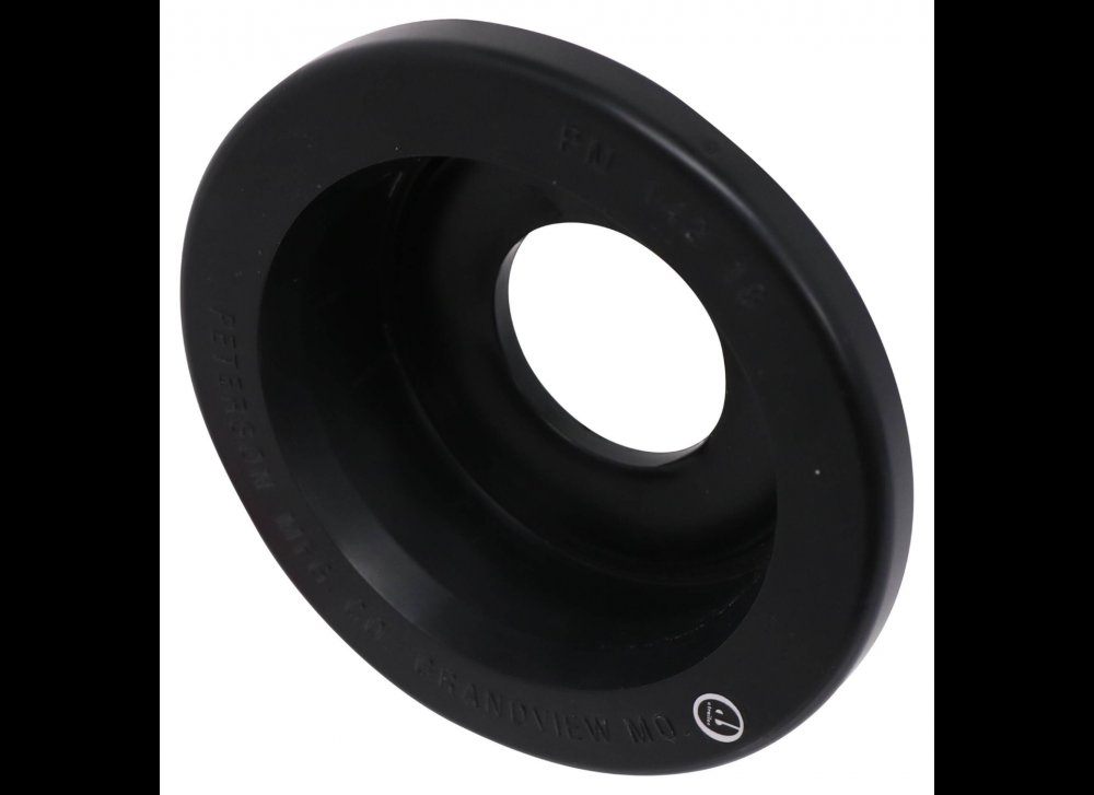 PETERSON PCV GROMMET FOR 2.5" ROUND CLEARANCE AND SIDE MARKER LIGHTS - FLUSH MOUNT, BLACK