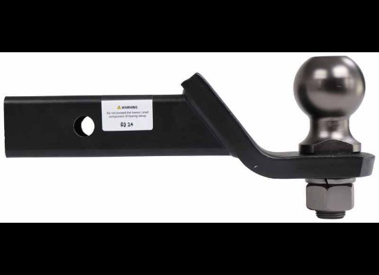 ETRAILER BALL MOUNT WITH 2-5/16" BALL - 2" HITCH, 2" DROP, 7,500lbs