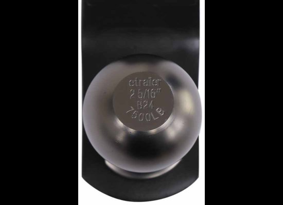 ETRAILER BALL MOUNT WITH 2-5/16" BALL - 2" HITCH, 2" DROP, 7,500lbs