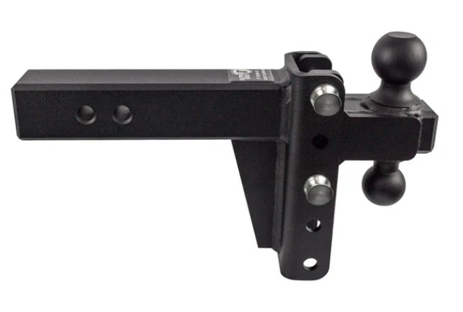 BULLETPROOF HITCHES 2-BALL MOUNT FOR 2-1/2" HITCH, 4" DROP, 4" RISE - 22K