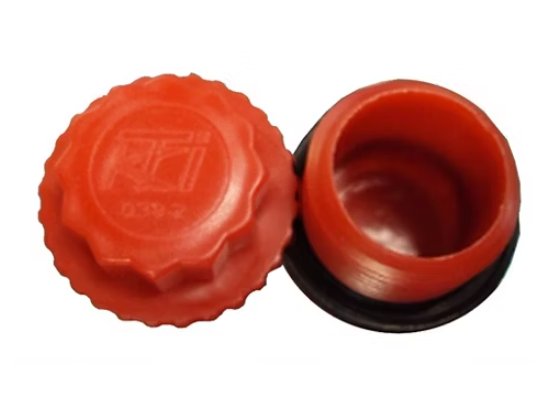 KTI DUMP TRAILER REPLACEMENT LOWER CAP / HYDRAULIC FLUID DRAIN, FOR PUMP RESERVOIR W/ GASKET, 3/4"