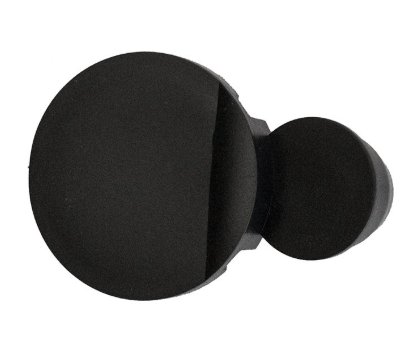 BAUER CYLINDER LOCK PROTECTION CAP, BLACK RUBBER - LEGEND REAR HASP LOCK COVER