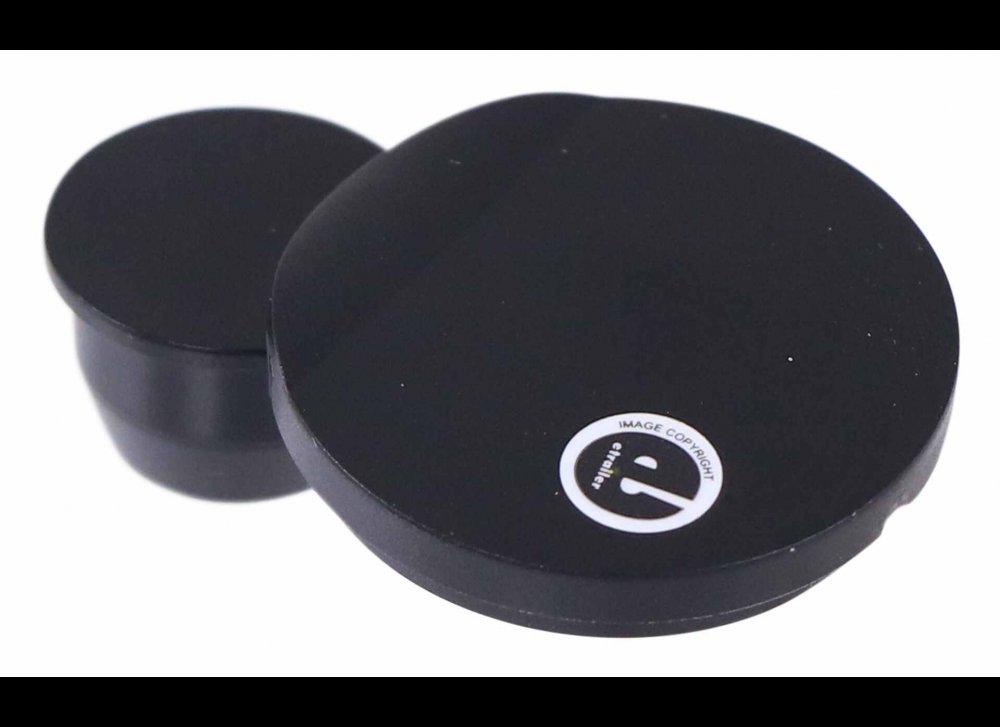 BAUER CYLINDER LOCK PROTECTION CAP, BLACK RUBBER - LEGEND REAR HASP LOCK COVER