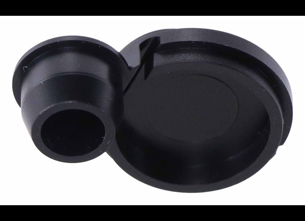 BAUER CYLINDER LOCK PROTECTION CAP, BLACK RUBBER - LEGEND REAR HASP LOCK COVER
