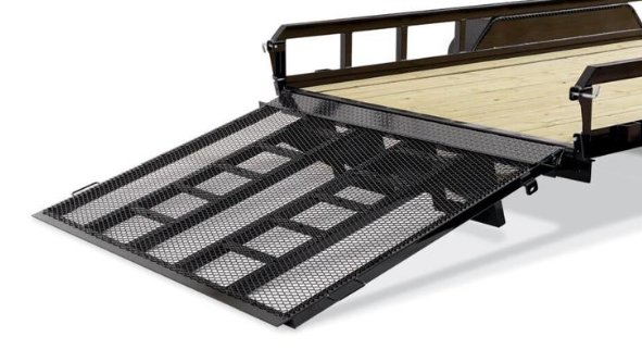 SURE-TRAC 7' X 5' HD CONTRACTOR REAR UTILITY GATE, REINFORCED W/ RAMP LEGS