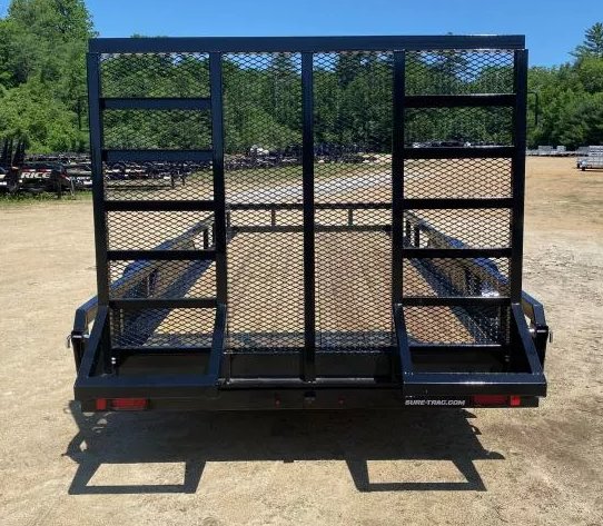 SURE-TRAC 7' X 5' HD CONTRACTOR REAR UTILITY GATE, REINFORCED W/ RAMP LEGS