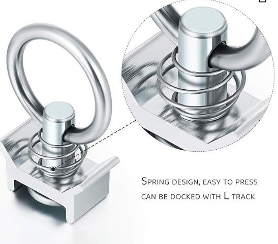 L-Track Anchor Ring for Sport Haven Tie Down Holes